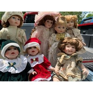Porcelain dolls,